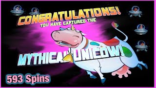 ★How I finally got the UNICOW and 593 spins on INVADERS ATTACK from the PLANET MOOLAH  Big HAND PAY! screenshot 4