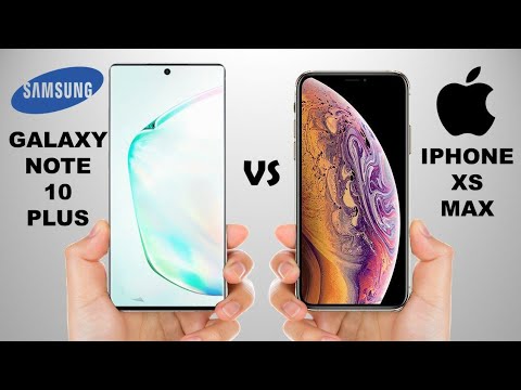 Samsung Galaxy Note 10 Plus vs iPhone XS MAX