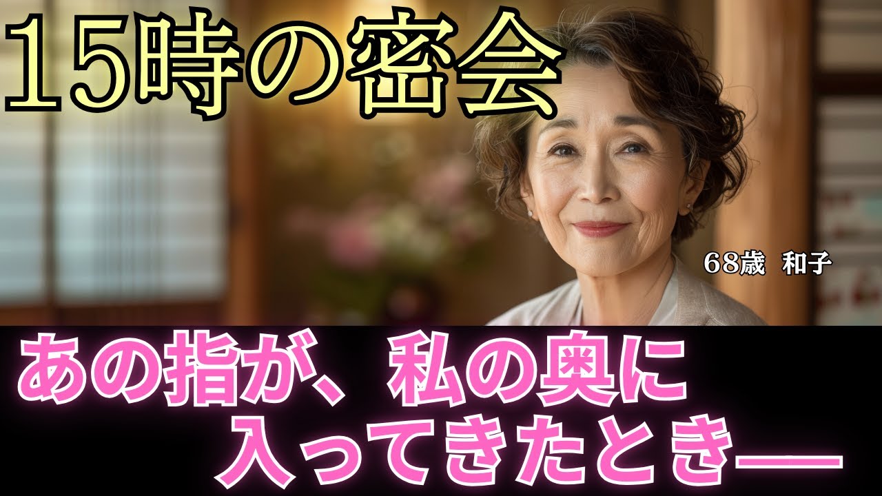 Outline Video 【シニア恋愛】「15時の密会」〜あの指が、私の奥に入ってきたとき——68歳和子の、週に一度の秘密〜