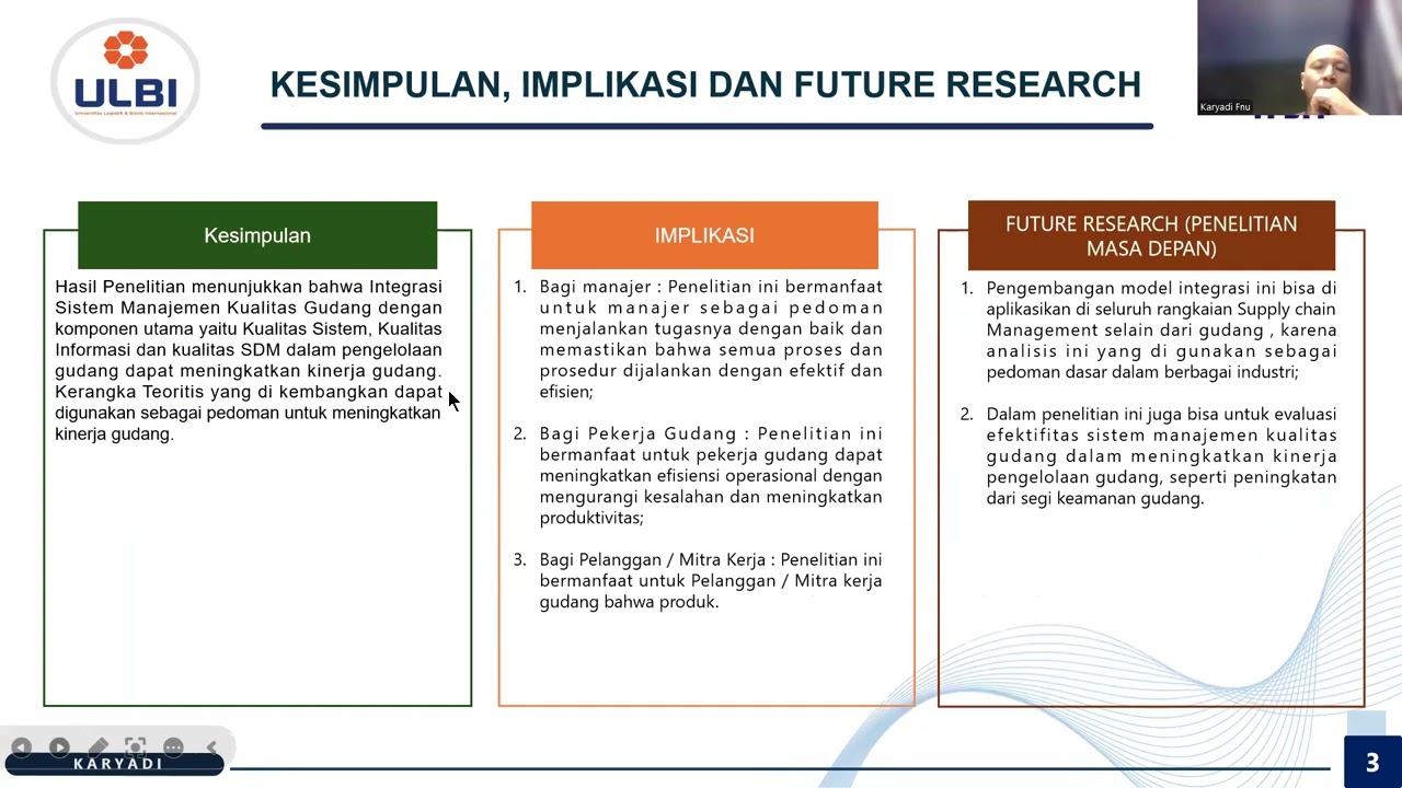 Mata Kuliah Pergudangan