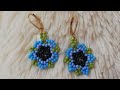 ARETES DE FLORES EN MOSTACILLA DISEÑO #5