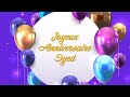 Joyeux anniversaire iyed 