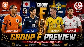 The Ultimate Group F Guide | Capitals, Legends, Superstars & World Cup Records #WorldCup2026 #GroupF