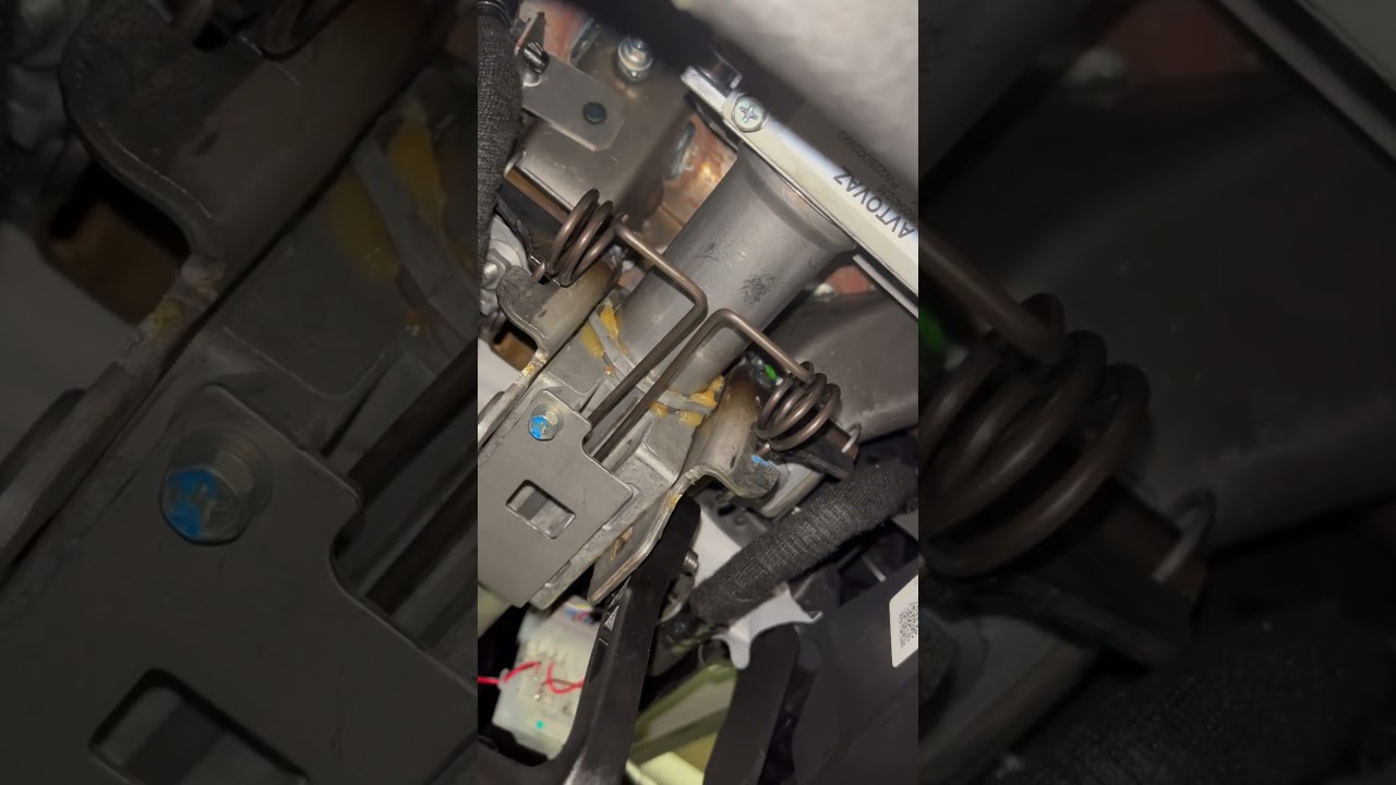 Работа пружины релевой колонки веста