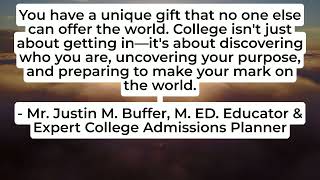 College Planning Insight:  Let Your Unique Gifts Infuse Your Admissions Process
