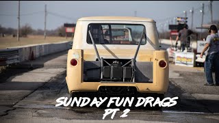 Ford Econoline Goes 11 Seconds: Sunday Fun Drags Pt.2 #dragracing