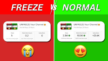 If you Think your Channel is FREEZED Then Watch This ! 🤫