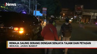 Tawuran Remaja Terjadi di Bekasi dengan Senjata Tajam dan Petasan - Police Line 03/08