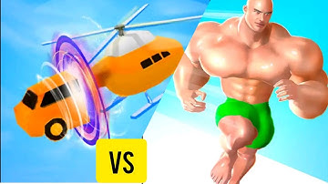 Muscle Run VS Shape shifting  - All Levels Gameplay Android,ios  BEST GAME FOR 2023