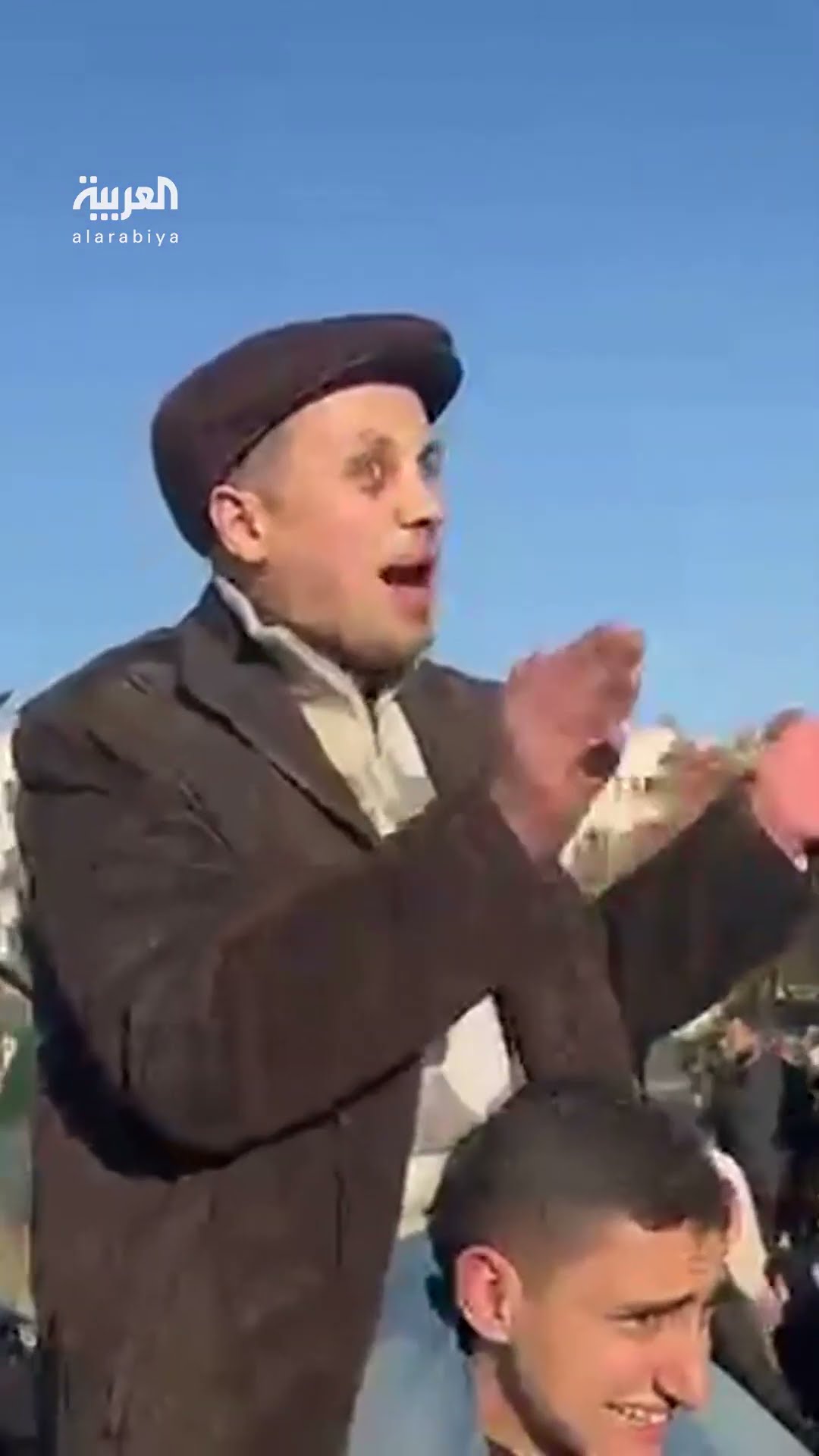 مظاهرة للمكفوفين في ساحة الأمويين بسوريا