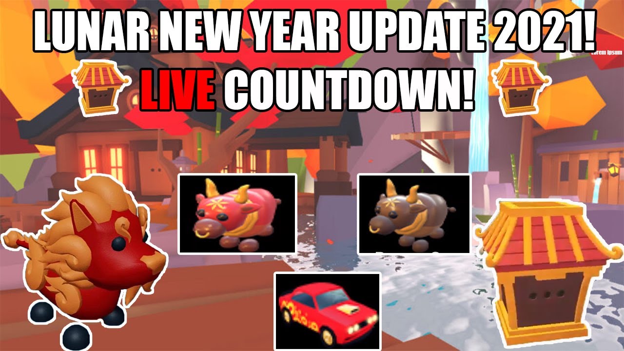 Adopt me twitter lunar new year 2021 : new 2021 christmas pets coming Lunar New Year Adopt Me House / Adopt Me Chinese New Year Update 2021