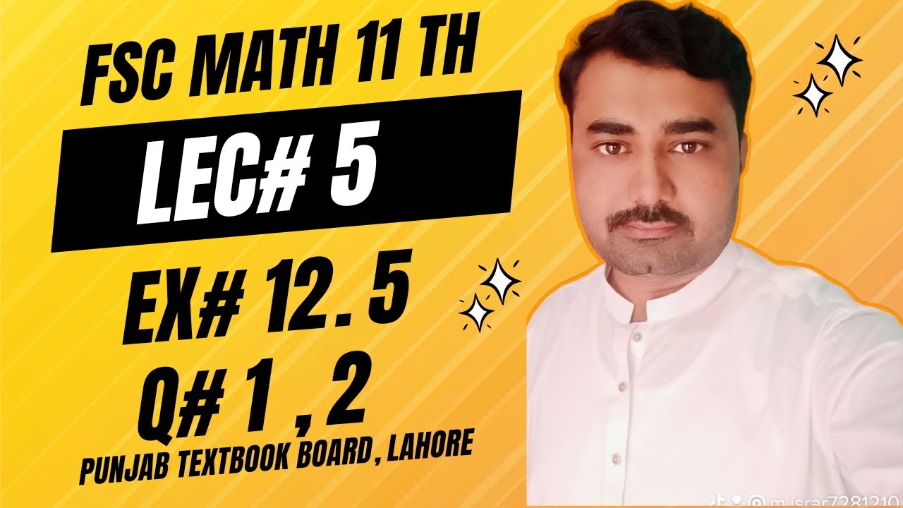 11th Class Math || Chapter No: 12 Application of Trigonometry ...