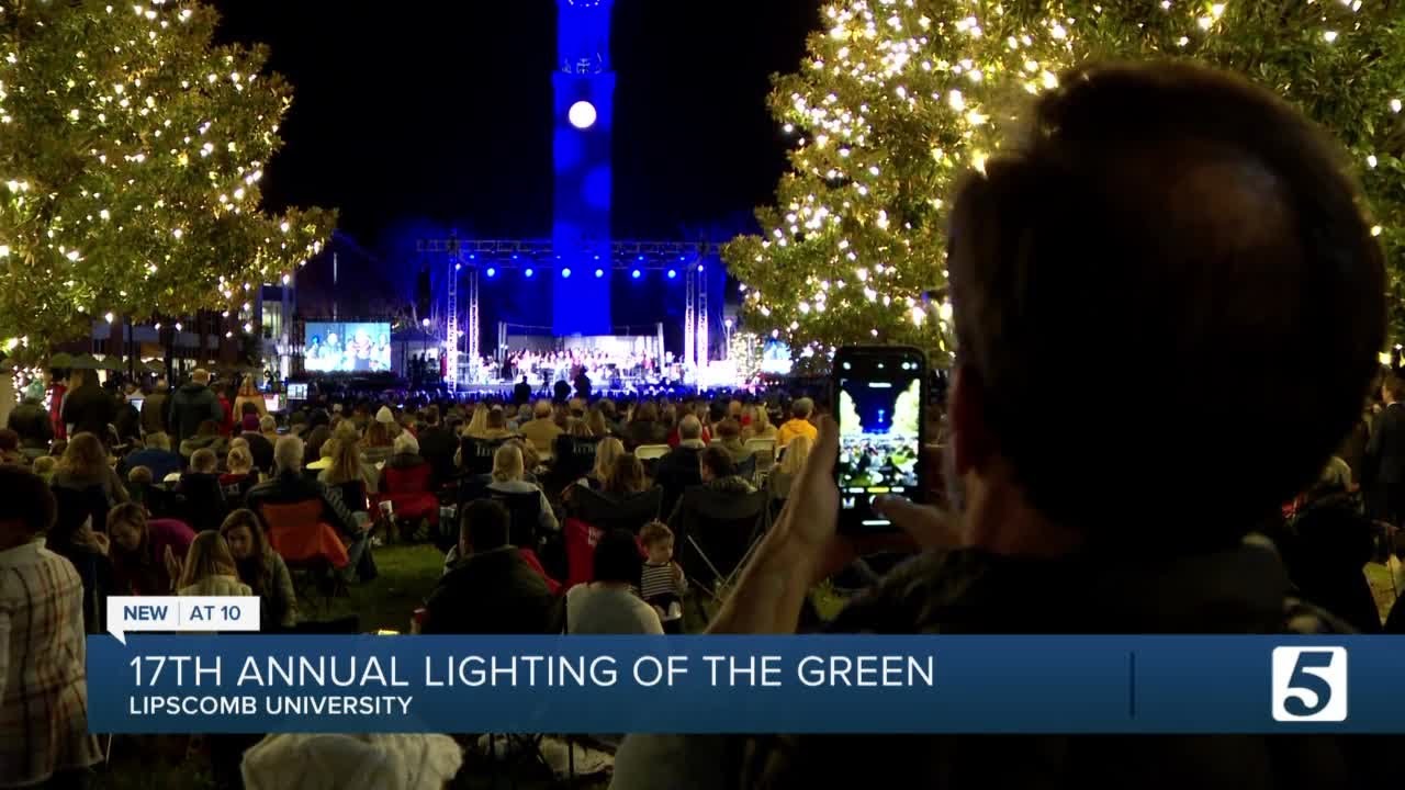 University celebrates 17th annual Lighting of the Green