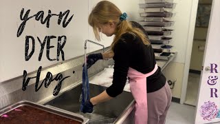 Hand Dyeing and Washing Yarn | Collection Prep | Yarn Dyer Vlog No. 2