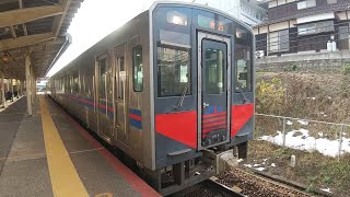 【キハ121系】 山陰本線　倉吉行　鳥取大学前駅　発車