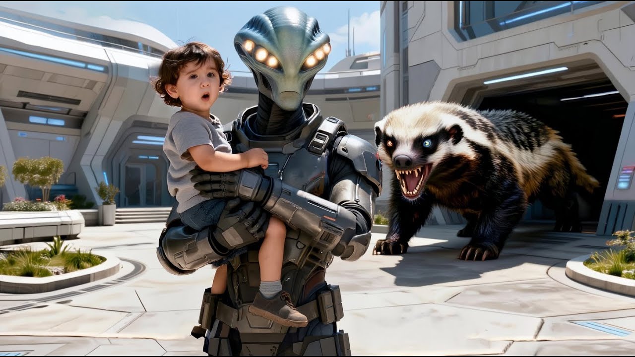 An Alien Scout Grabbed the Kid — The Honey Badger Appeared Behind Him and Said: Sci-Fi HFY Stories