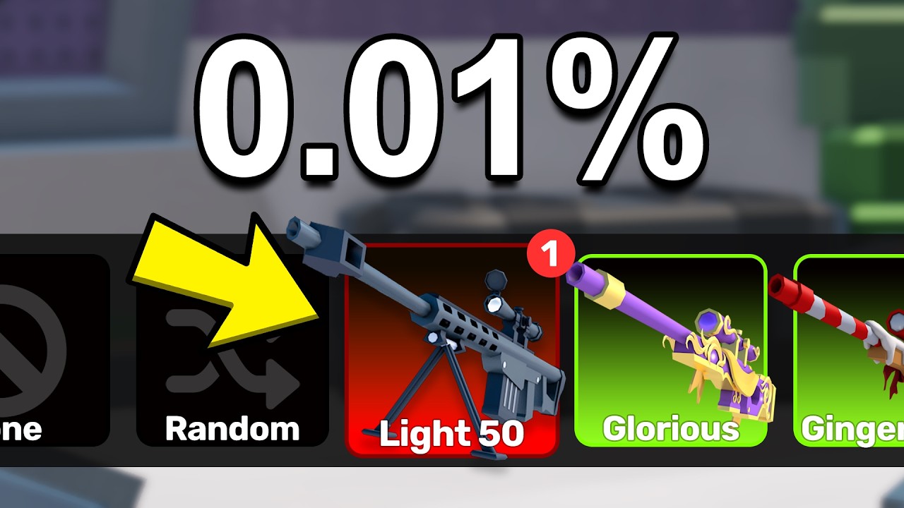 I Actually Got the LIGHT FIFTY Sniper Skin!