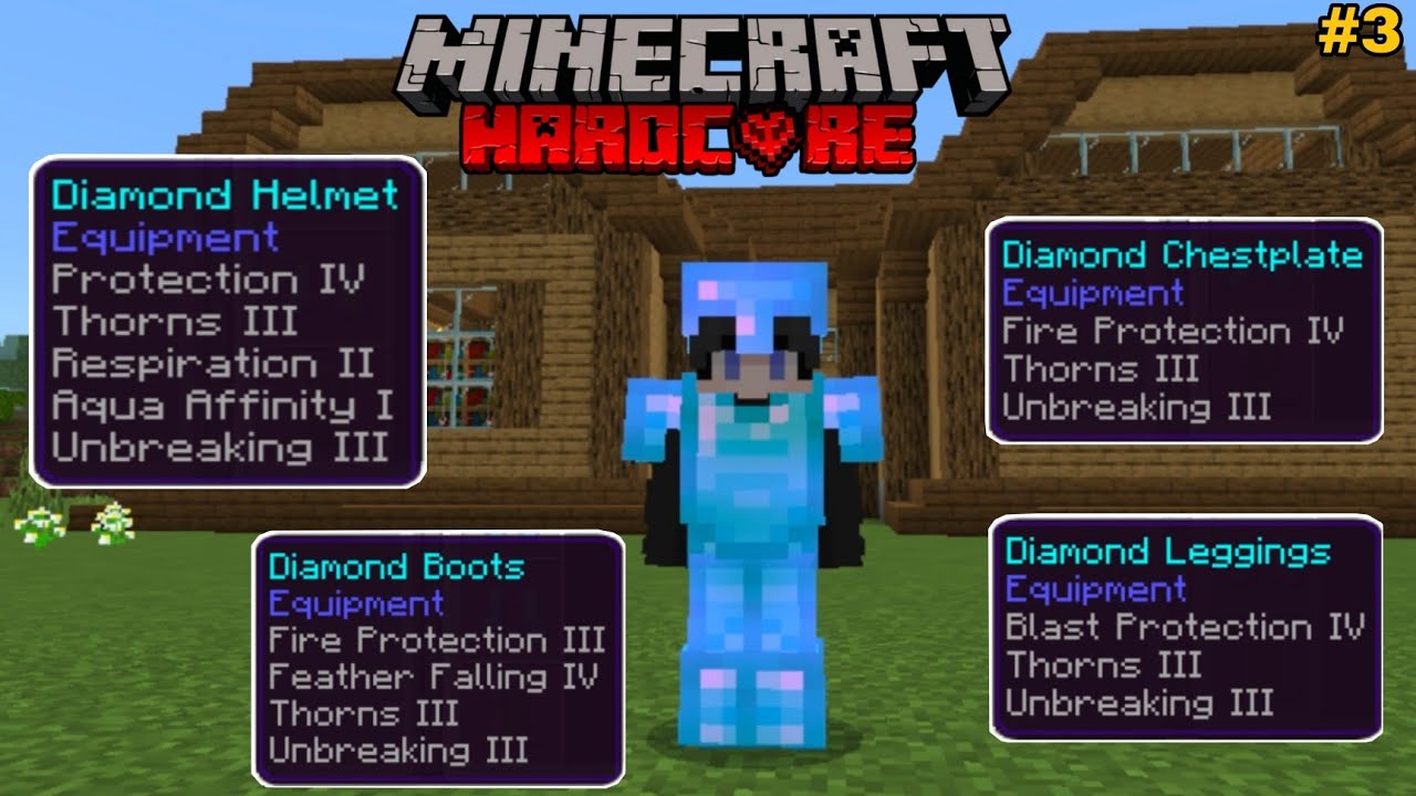 I Made Op Diamond Armor And Tools Minecraft Hardcore Survival ...