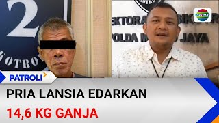 Pria 67 Tahun Ditangkap di Bekasi, Polisi Sita 14,6 Kg Ganja di Rumahnya | Patroli