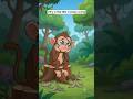 🐵 Monkey Got a Banana 🍌#monkey #kidsshorts #kidverse #viralshorts