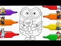 Minions Cartoon Drawing | Easy Drawing for Kids Step by Step