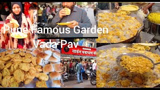 Pune Famous Garden Vada Pav in Pune Camp ||52 Years Old Shop ||Pune Street Food #punegardenvadapav