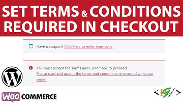 How to Make the Terms and Conditions Checkbox Required in WooCommerce Checkout