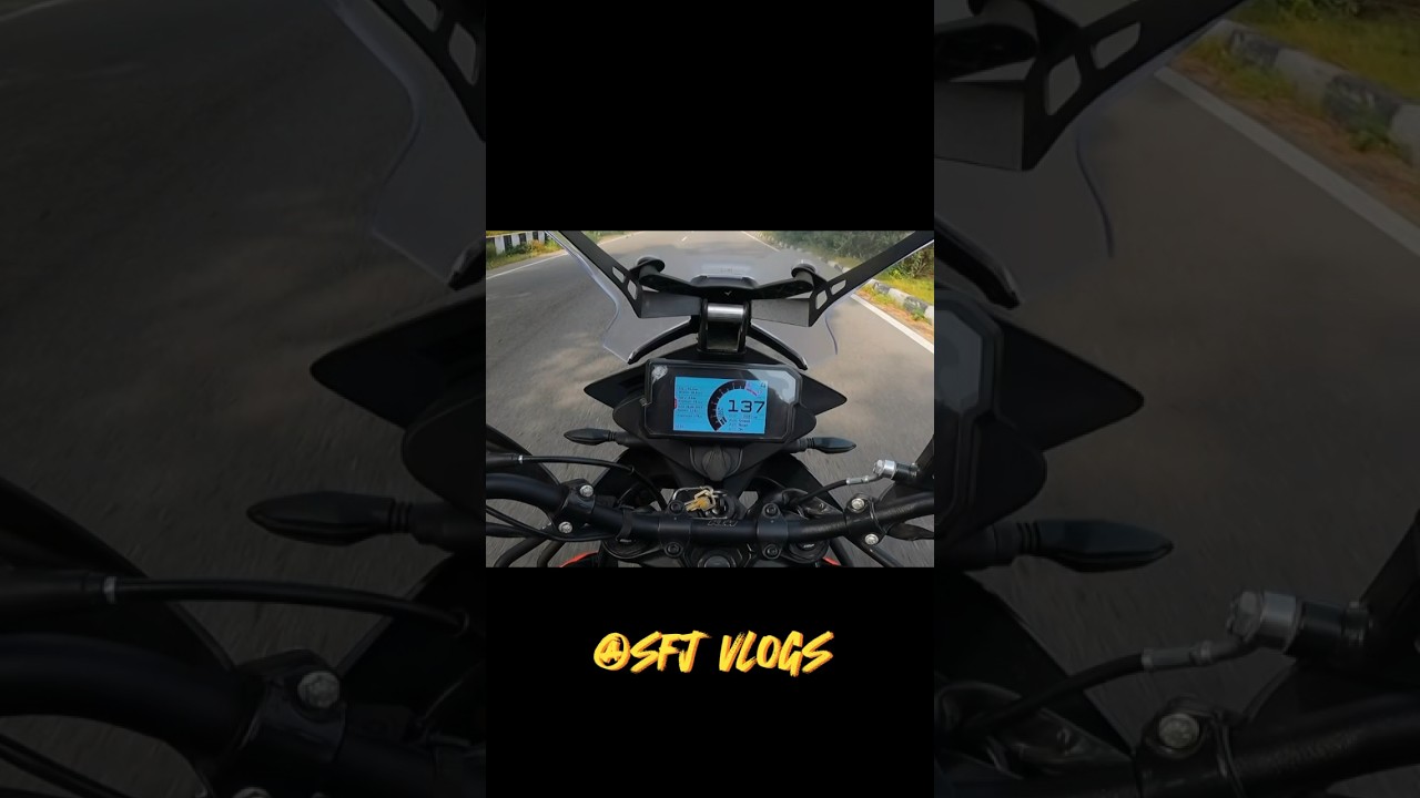 390 ADV Gear Test. Top Speed Run.
