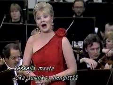 Karita Mattila sings Strauss' Morgen