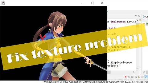 Java 3D: How to Solve the Problem That Textures of a Downloaded 3D model Do Not Appear (With SRC)