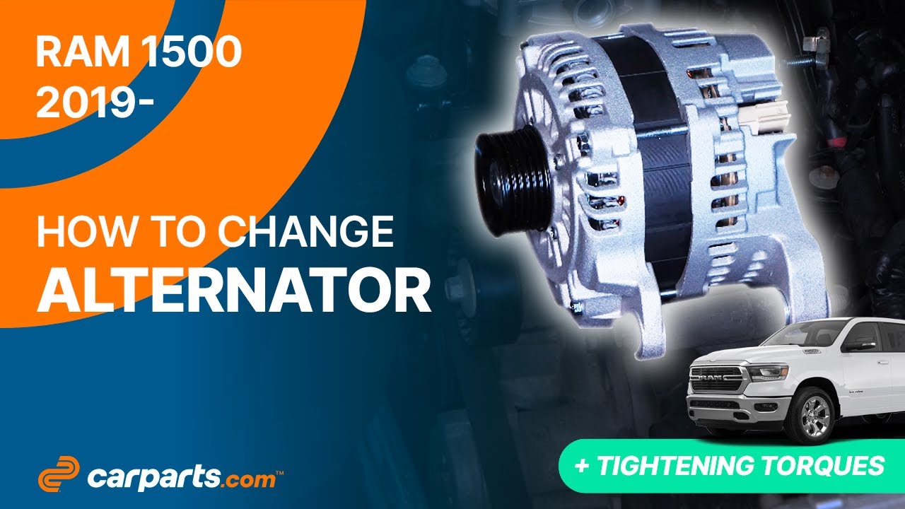 Как заменить генератор 2019 - 2025 5.7 RAM 1500 ⚡