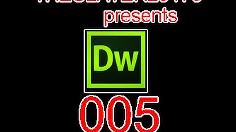 Dreamweaver part 5: PhpMyAdmin