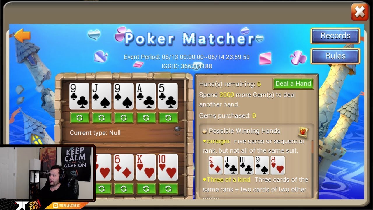 Poker buy out