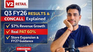 V2 Retail Q3 FY26 Results and Concall Explained Revenue PAT FY27 Guidance