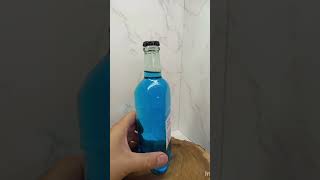 بطری شیشه ای سه گوش طرح گرنس،تشتک خور،حجم۳۳۰میل،بطری من#bottle #explore #ویسکی #wine #vodka #grants