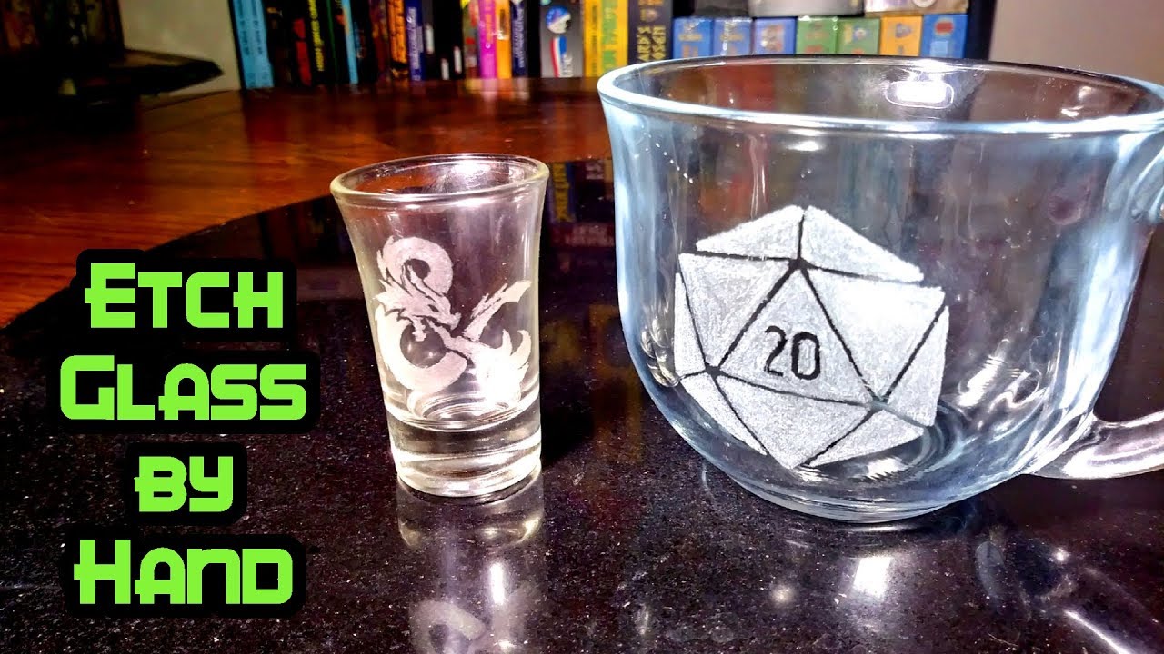 How to Etch Glass the Easy Way (Armour Etch & Vinyl Decals!) 