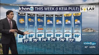 Another breezy day before trades weaken