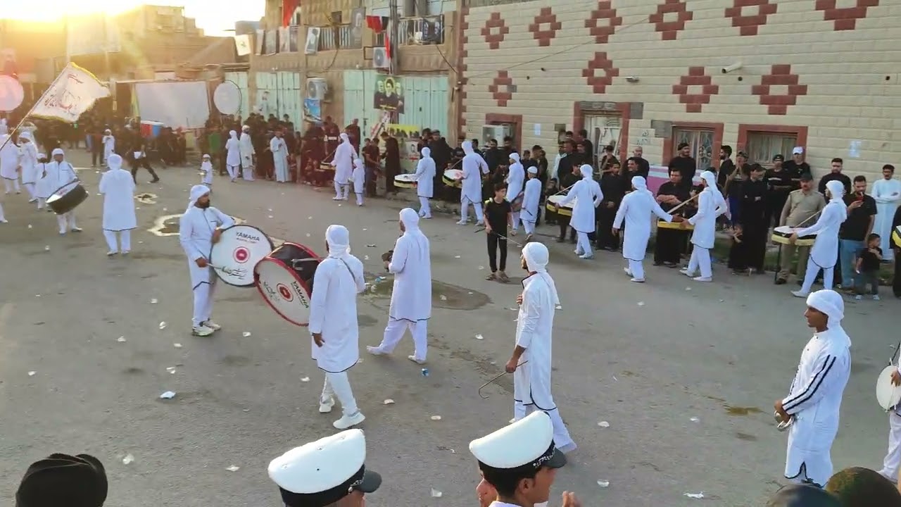 استعراض هيئة قائدنا الحسين - ٤ محرم / مواكب قضاء النصر شمال محافظة ذي قار 2025 م