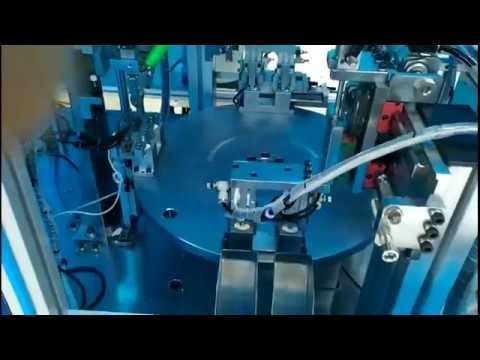 Automatic screw nut assembly final test run - YouTube