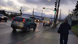 Intersection near the Halifax Shipyards