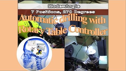 Automatic drilling with Rotary Table Controller