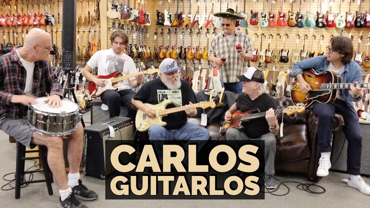 Tonton Carlos Guitarlos and the Norman's Rare Guitars Gang | Fender John English Stratocaster di YouTube Tonton Carlos Guitarlos and the Norman's Rare Guitars Gang | Fender John English Stratocaster di YouTube