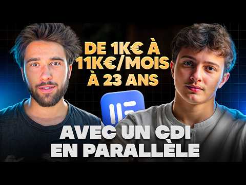 Tony passe de 1k par mois à 11'000€ /mois avec un CDI à côté !