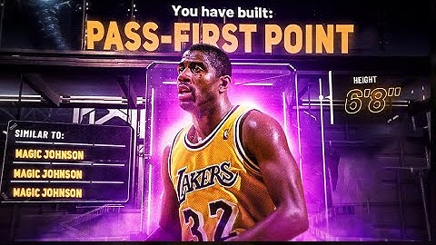 *GAMEBREAKING BUILD*  PASS FIRST POINT ! MAGIC JOHNSON BUILD CONTACT ANKLE BREAKERS ! NBA2K22