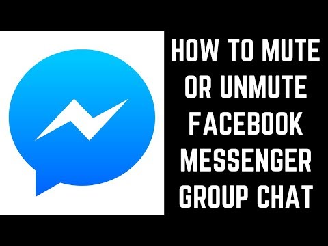 Video: Pot dezactiva sunetul unui grup Facebook Messenger?