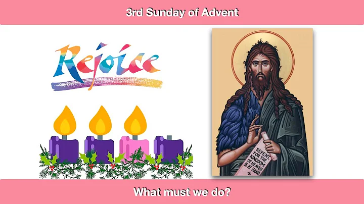 What must we do?  Homily for the 3rd Sunday of Advent, Year C.