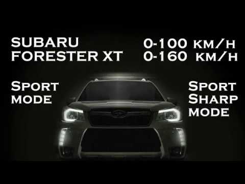 Subaru Forester Xt 0 100 Kmh 0 160 Kmh Sport Sharp Mode Youtube