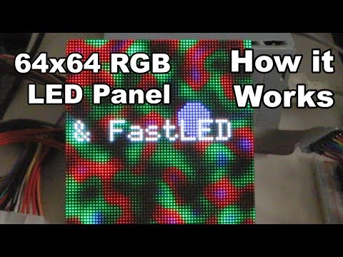 64x64 RGB LED Matrix Panel - SmartMatrix and Teensy 3.6