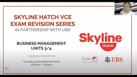 Skyline Hatch UBS VCE Exam Revision Series - 09 Business Management