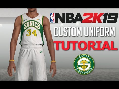 custom sonics jersey